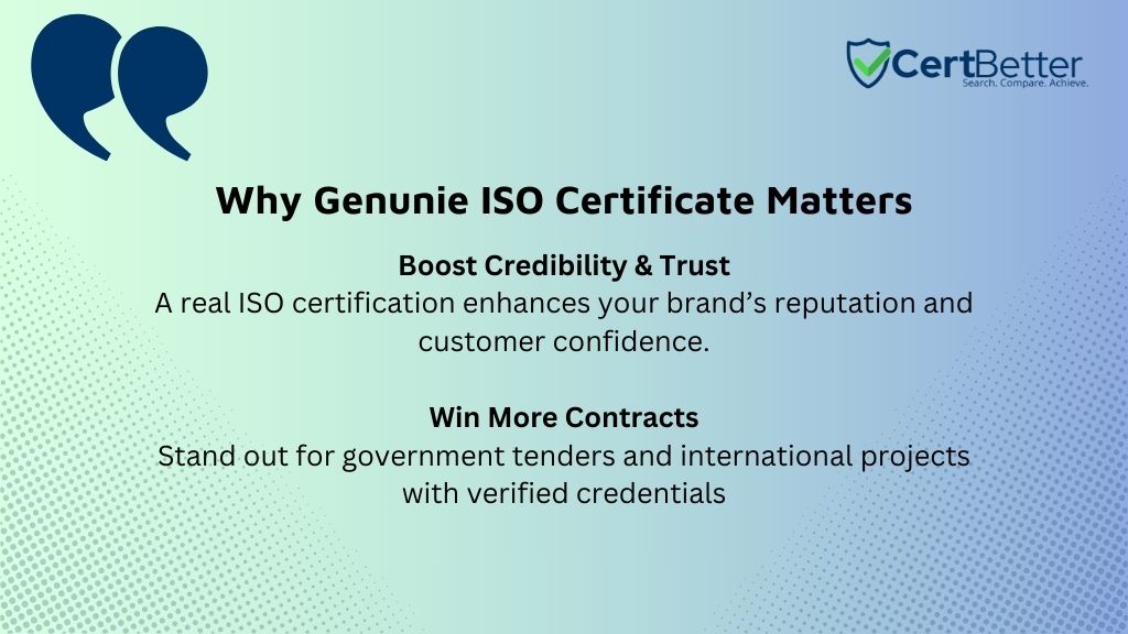 How to Verify Your ISO Certificate Online